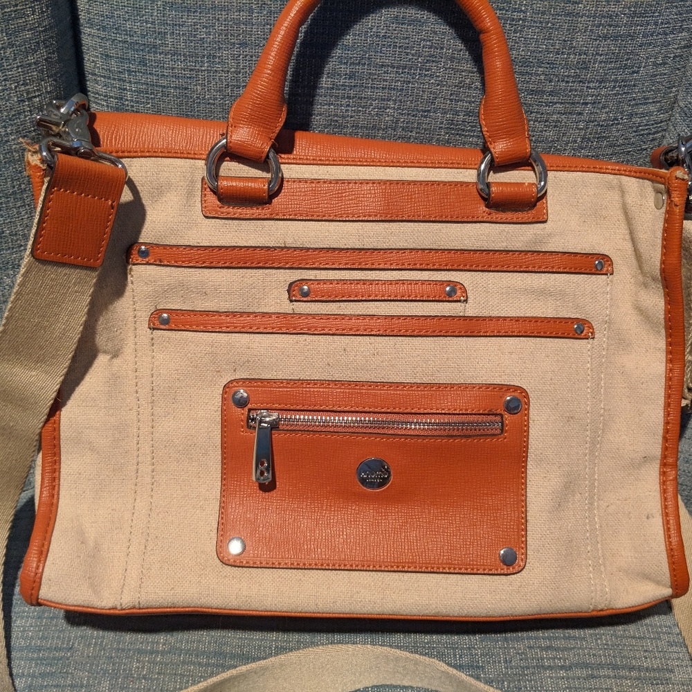 Knomo London Havana tote laptop bag